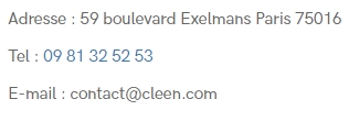 plateforme coach to cleen contact
